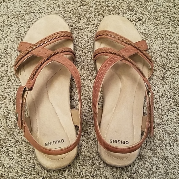 Earth Origins Shoes Wide Width Earth Origins Brown Sandals Poshmark